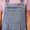 imageDickies Womens Double Front Bib OverallsLight Stonewashed Denim
