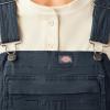 imageDickies Womens Double Front Bib OverallsRinsed Diesel Gray