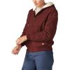 imageDickies Womens Fleece Lined Duck Canvas JacketRed
