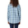 imageDickies Womens Plaid Flannel Long Sleeve ShirtBlue Plaid
