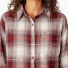 imageDickies Womens Plaid Flannel Long Sleeve ShirtBrick Plaid