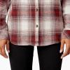 imageDickies Womens Plaid Flannel Long Sleeve ShirtBrick Plaid