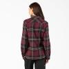 imageDickies Womens Plaid Flannel Long Sleeve ShirtFig