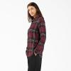imageDickies Womens Plaid Flannel Long Sleeve ShirtFig
