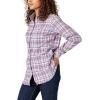 imageDickies Womens Plaid Flannel Long Sleeve ShirtGreen Plaid