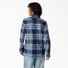 imageDickies Womens Plaid Flannel Long Sleeve ShirtNaval Academy