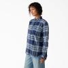 imageDickies Womens Plaid Flannel Long Sleeve ShirtNaval Academy