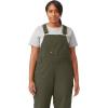 imageDickies Womens Denim Bib OverallRinsed Moss Green