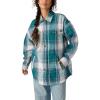 imageDickies Womens Flannel ShacketBalsam