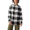 imageDickies Womens Plaid Flannel Long Sleeve ShirtBlackEgret