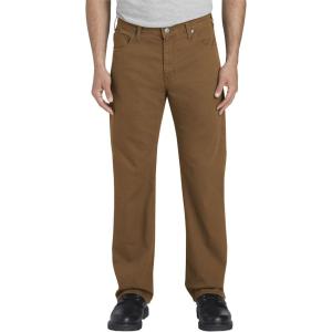 imageDickies Flex Regular Fit Duck PantsStonewashed Brown Duck