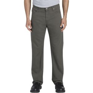 imageDickies Flex Regular Fit Duck PantsStonewashed Moss Green