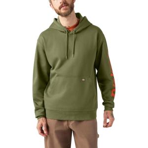 imageDickies Water Repellent Sleeve Logo HoodieGreen