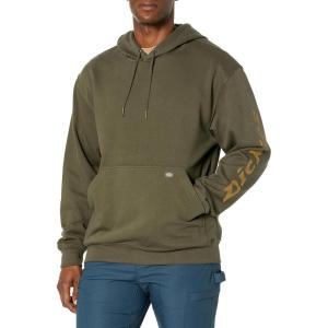 imageDickies Water Repellent Sleeve Logo HoodieMoss Green