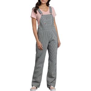 imageDickies Womens Denim Bib OverallRinsed Hickory Stripe
