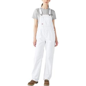 imageDickies Womens Denim Bib OverallWhite