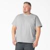 imageDickies Mens Big ampamp Tall Heavyweight Crew Neck Short Sleeve Tee BigTallAsh Gray