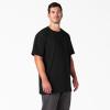 imageDickies Mens Big ampamp Tall Heavyweight Crew Neck Short Sleeve Tee BigTallBlack
