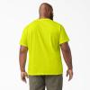 imageDickies Mens Big ampamp Tall Heavyweight Crew Neck Short Sleeve Tee BigTallBright Yellow