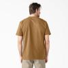 imageDickies Mens Big ampamp Tall Heavyweight Crew Neck Short Sleeve Tee BigTallBrown Duck