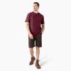 imageDickies Mens Big ampamp Tall Heavyweight Crew Neck Short Sleeve Tee BigTallBurgundy