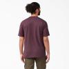 imageDickies Mens Big ampamp Tall Heavyweight Crew Neck Short Sleeve Tee BigTallBurgundy Heather