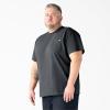 imageDickies Mens Big ampamp Tall Heavyweight Crew Neck Short Sleeve Tee BigTallCharcoal