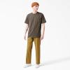 imageDickies Mens Big ampamp Tall Heavyweight Crew Neck Short Sleeve Tee BigTallChocolate Brown