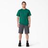 imageDickies Mens Big ampamp Tall Heavyweight Crew Neck Short Sleeve Tee BigTallGreen Heather