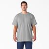 imageDickies Mens Big ampamp Tall Heavyweight Crew Neck Short Sleeve Tee BigTallHeather Gray