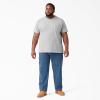 imageDickies Mens Big ampamp Tall Heavyweight Crew Neck Short Sleeve Tee BigTallHeather Gray