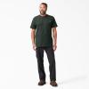 imageDickies Mens Big ampamp Tall Heavyweight Crew Neck Short Sleeve Tee BigTallHunter Green