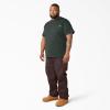 imageDickies Mens Big ampamp Tall Heavyweight Crew Neck Short Sleeve Tee BigTallHunter Green