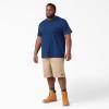 imageDickies Mens Big ampamp Tall Heavyweight Crew Neck Short Sleeve Tee BigTallLimoges Heather