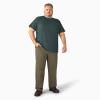 imageDickies Mens Big ampamp Tall Heavyweight Crew Neck Short Sleeve Tee BigTallLincoln Green