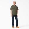 imageDickies Mens Big ampamp Tall Heavyweight Crew Neck Short Sleeve Tee BigTallMilitary Green