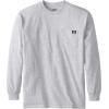 imageDickies Mens Big and Tall Long Sleeve Heavyweight Crew NeckAsh Gray