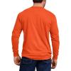 imageDickies Mens Big and Tall Long Sleeve Heavyweight Crew NeckBright Orange