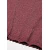 imageDickies Mens Big and Tall Long Sleeve Heavyweight Crew NeckBurgundy Single Dye Heather