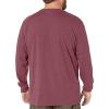 imageDickies Mens Big and Tall Long Sleeve Heavyweight Crew NeckCharcoal Gray Heather