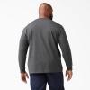 imageDickies Mens Big and Tall Long Sleeve Heavyweight Crew NeckCharcoal Gray Heather
