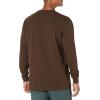 imageDickies Mens Big and Tall Long Sleeve Heavyweight Crew NeckChocolate Brown