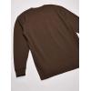 imageDickies Mens Big and Tall Long Sleeve Heavyweight Crew NeckChocolate Brown