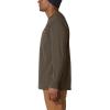 imageDickies Mens Big and Tall Long Sleeve Heavyweight Crew NeckChocolate Brown Single Dye Heather