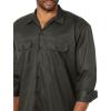 imageDickies Mens Long Sleeve Work ShirtOlive Green V1