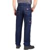 imageDickies Mens Loose Fit Double Knee Work Pants  Durable Twill Utility Trousers for Construction ampamp WarehouseRinsed Indigo Blue