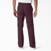 imageDickies Mens Original 874 Work Pants  Durable Straight Leg Uniform Trousers for Men Ideal for Industrial or Office UseMaroon