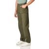 imageDickies Mens Relaxed Fit StraightLeg Duck Carpenter JeanRinsed Moss Green