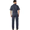imageDickies Mens Short Sleeve Coverall  Zipper Front Work Jumpsuit for Mechanics Industrial Overall UniformDark Navy