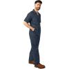 imageDickies Mens Short Sleeve Coverall  Zipper Front Work Jumpsuit for Mechanics Industrial Overall UniformDark Navy